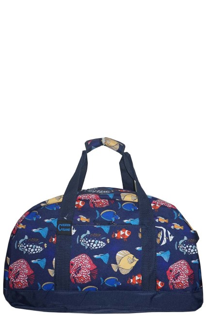 Printed Duffle Bag-2520/B004-FISH